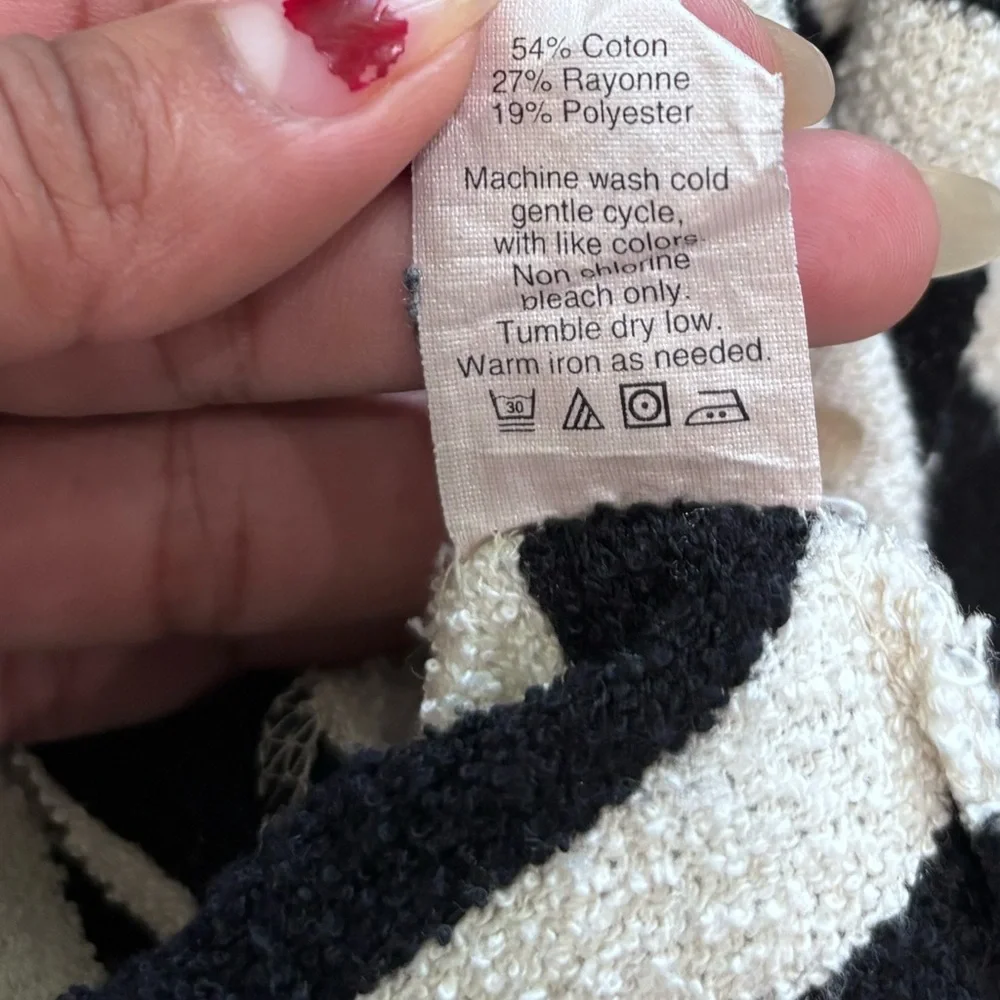 J. Crew Hoodie Stripes